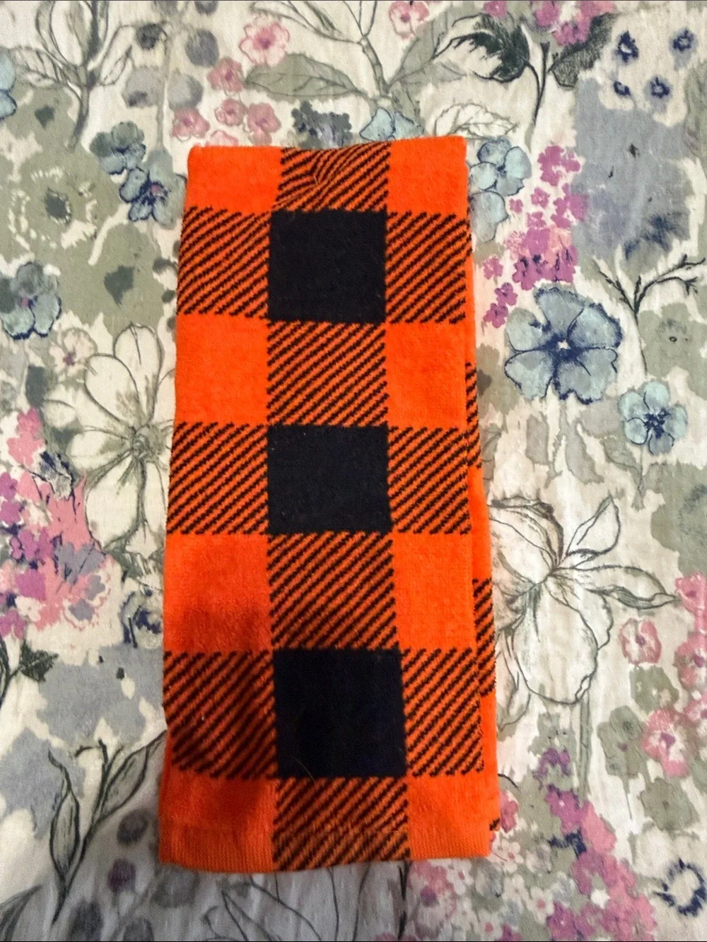 Halloween Kitchen towels bundle - Orange Pumpkin & Black Ghost Kitchen Towels